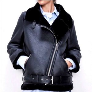 Zara Double Faced Biker Jacket